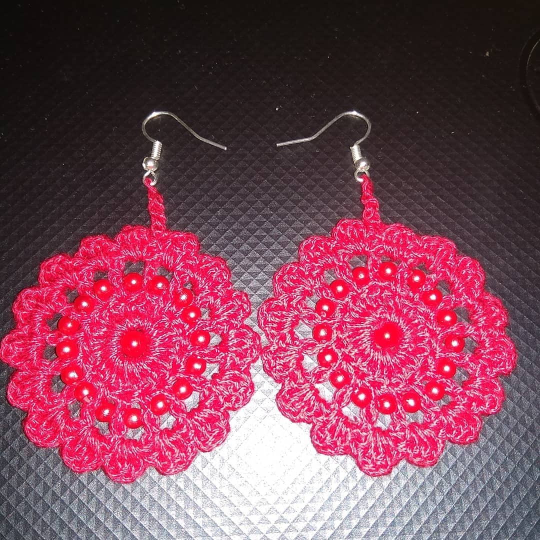 Crochet earrings
